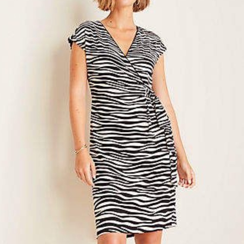 Ann Taylor Jersey Wrap Dress